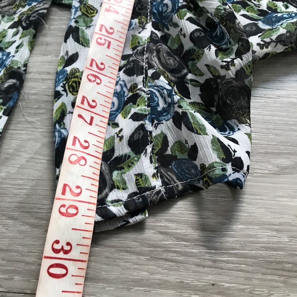 STYLE MINT WOMENS BLOUSE KIMONO ROSETTE LONG SLEEVE 4 - Picture 5 of 8